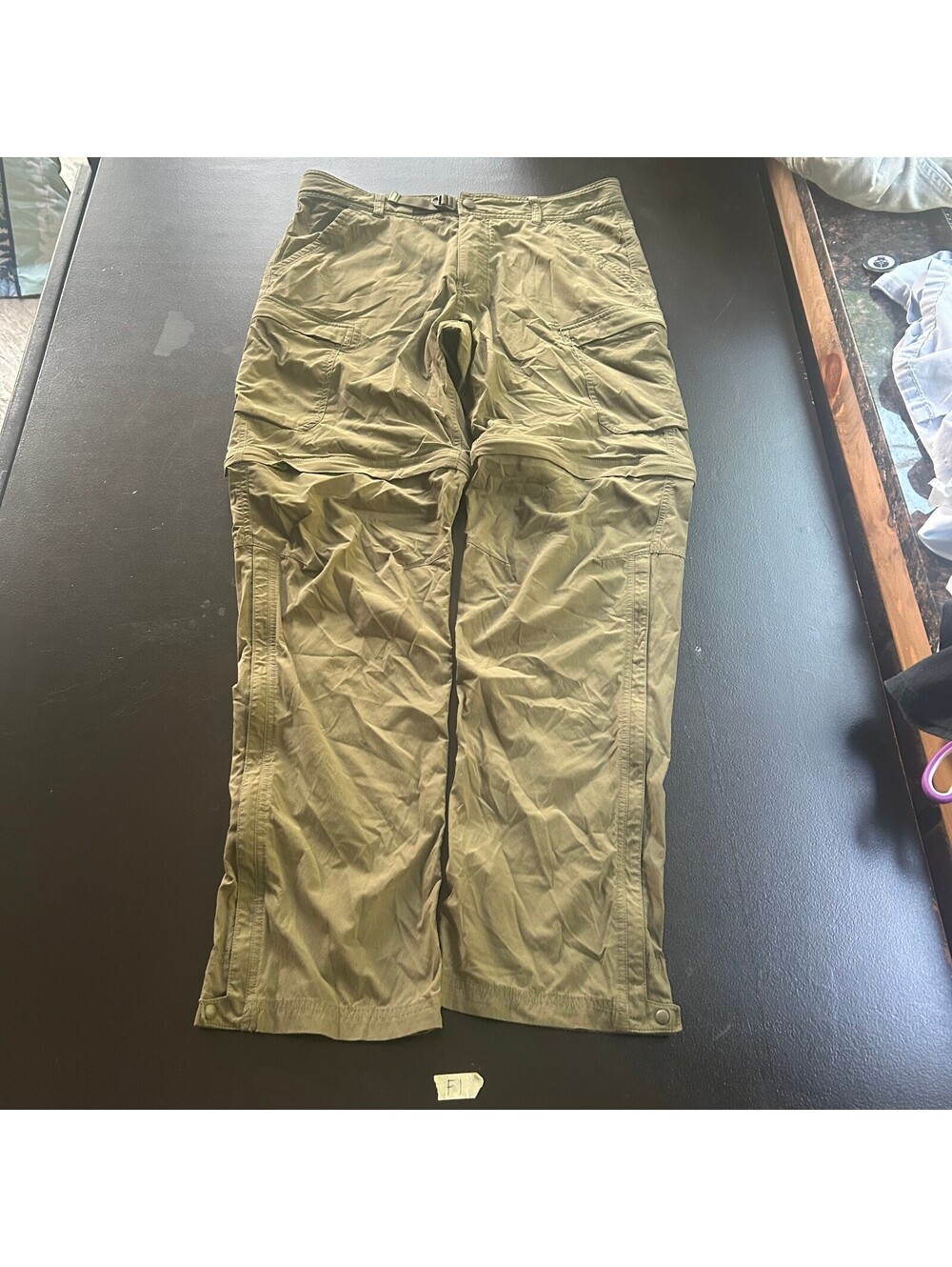 REI Co-op Men's Relaxed Fit Outdoor Pants 34W x 34L Olive Green